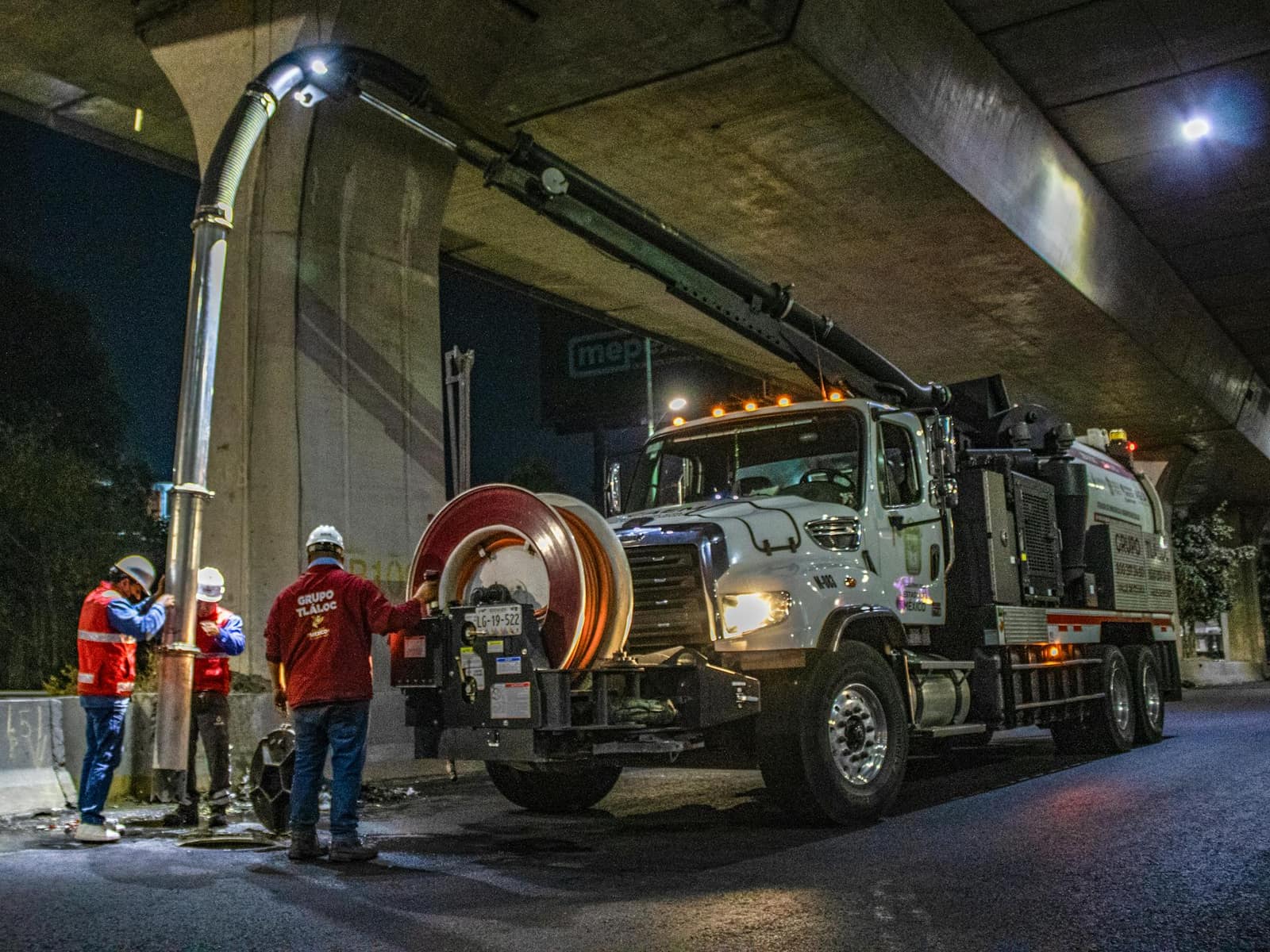 Septic service truck on a night call — what happens when a Godley TX pumping schedule gets ignored